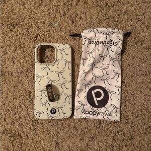 Loopy Case Black Grip Phone Case